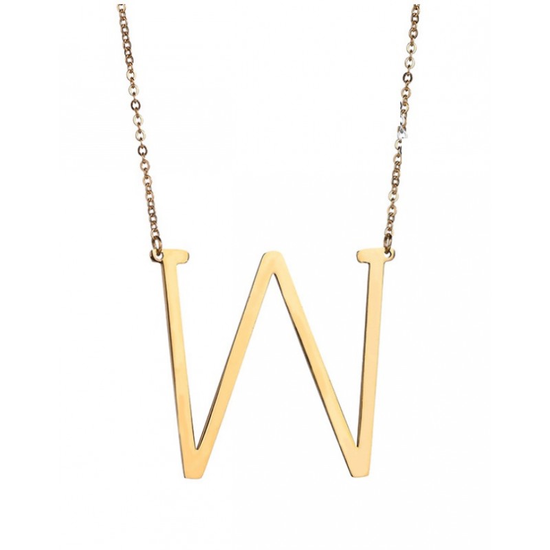 Naszyjnik SIDEWAYS – Twoja Osobista Sygnatura (Limitowana Edycja Liter)